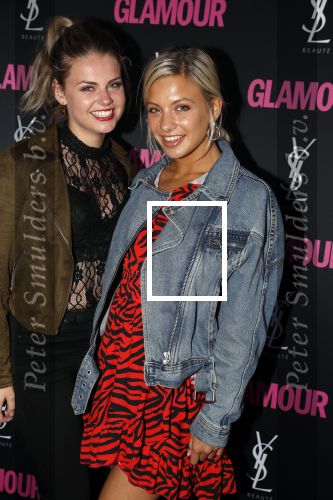 Amsterdam 11 juni 2018
Feestje van Glamour in Paradiso. Britt Scholte met een vriendin