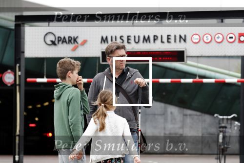 Amsterdam 15 juni 2018
Edward Stelder met zijn kinderen .