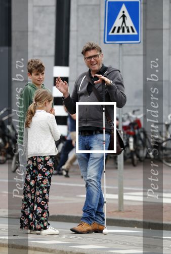 Amsterdam 15 juni 2018
Edward Stelder met zijn kinderen .