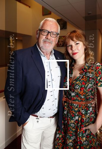 Rotterdam 18 juni 2018
Society lunch op vliegveld Rotterdam. Ernst Daniel Smit met dochter Coosje