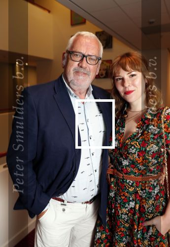 Rotterdam 18 juni 2018
Society lunch op vliegveld Rotterdam. Ernst Daniel Smit met dochter Coosje