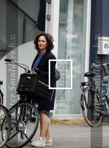 Amsterdam 19 juni 2018
Femke Halsema op haar fiets.
