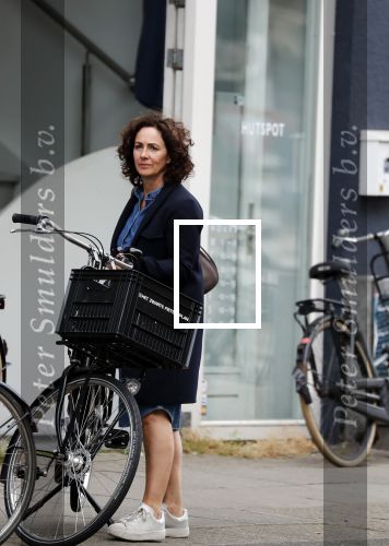 Amsterdam 19 juni 2018
Femke Halsema op haar fiets.