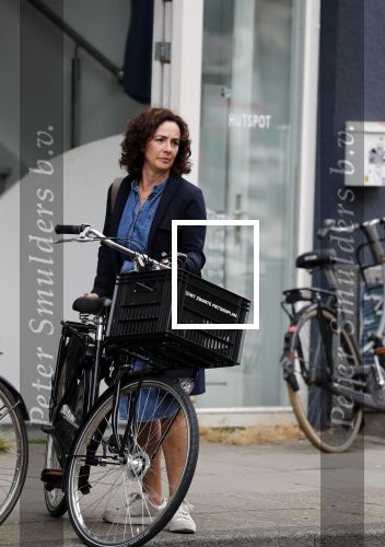 Amsterdam 19 juni 2018
Femke Halsema op haar fiets.