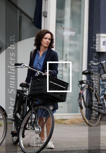 Amsterdam 19 juni 2018
Femke Halsema op haar fiets.