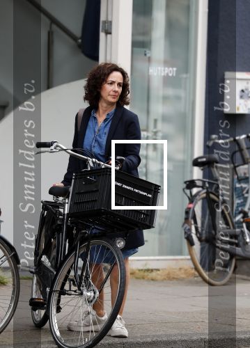 Amsterdam 19 juni 2018
Femke Halsema op haar fiets.