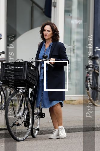 Amsterdam 19 juni 2018
Femke Halsema op haar fiets.