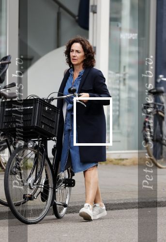 Amsterdam 19 juni 2018
Femke Halsema op haar fiets.