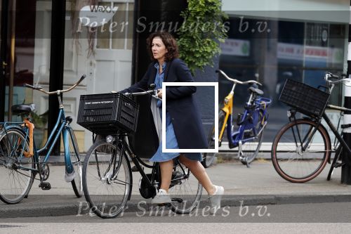 Amsterdam 19 juni 2018
Femke Halsema op haar fiets.
