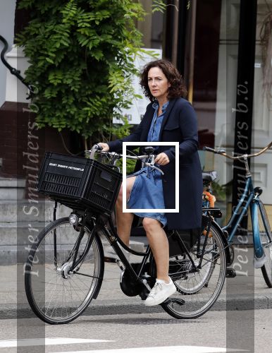 Amsterdam 19 juni 2018
Femke Halsema op haar fiets.