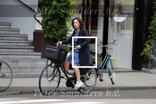 Amsterdam 19 juni 2018
Femke Halsema op haar fiets.