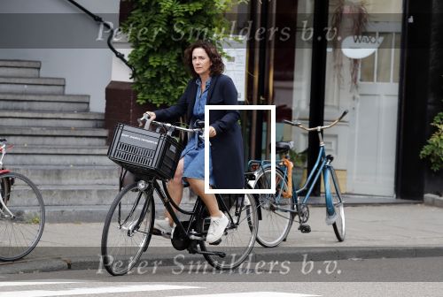 Amsterdam 19 juni 2018
Femke Halsema op haar fiets.