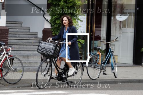 Amsterdam 19 juni 2018
Femke Halsema op haar fiets.
