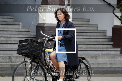 Amsterdam 19 juni 2018
Femke Halsema op haar fiets.