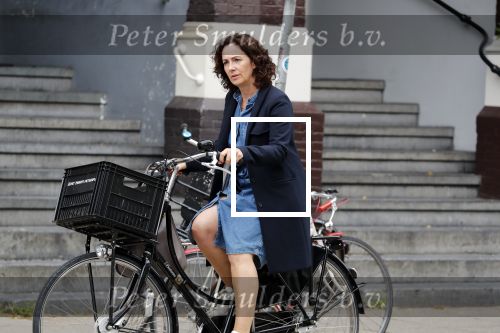 Amsterdam 19 juni 2018
Femke Halsema op haar fiets.