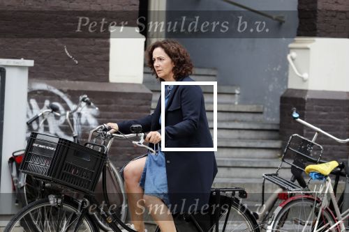 Amsterdam 19 juni 2018
Femke Halsema op haar fiets.