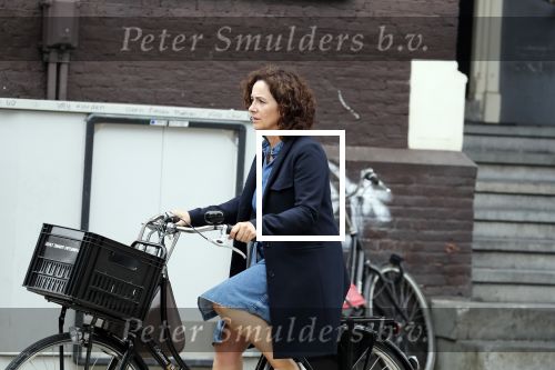 Amsterdam 19 juni 2018
Femke Halsema op haar fiets.
