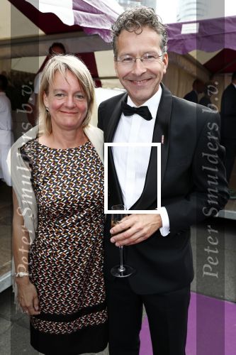 Amsterdam 16 juni 2018
Amsterdam diner in afas live (HMH). Jeroen Dijsselbloem met vrouw