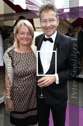 Amsterdam 16 juni 2018
Amsterdam diner in afas live (HMH). Jeroen Dijsselbloem met vrouw