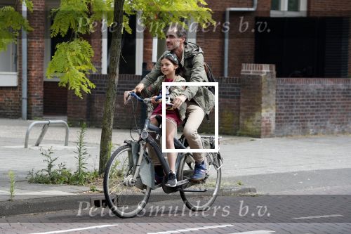Amsterdam 15 juni 2018
Johan Neijenhuis met dochter op de fiets.