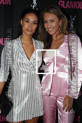 Amsterdam 11 juni 2018
Feestje van Glamour in Paradiso. Vriendin Dave Roelvink Julia Mekkes  met een vriendin