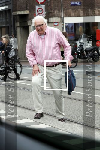 Amsterdam 19 juni 2018
Mart Smeets op straat in centrum Amsterdam.