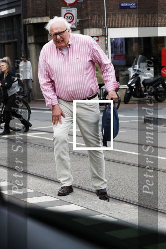 Amsterdam 19 juni 2018
Mart Smeets op straat in centrum Amsterdam.