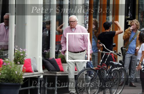 Amsterdam 19 juni 2018
Mart Smeets op straat in centrum Amsterdam.