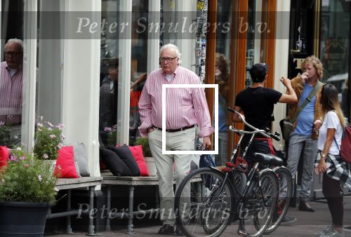 Amsterdam 19 juni 2018
Mart Smeets op straat in centrum Amsterdam.