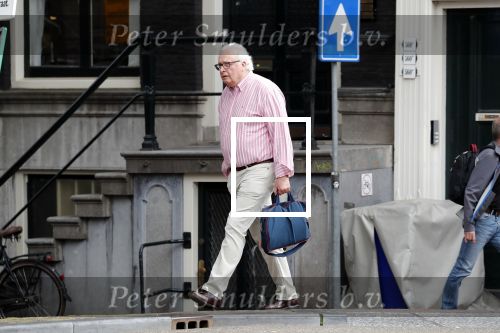 Amsterdam 19 juni 2018
Mart Smeets op straat in centrum Amsterdam.