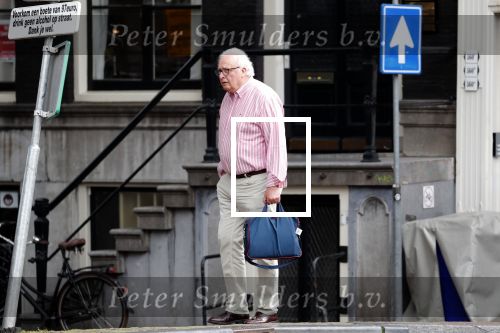 Amsterdam 19 juni 2018
Mart Smeets op straat in centrum Amsterdam.