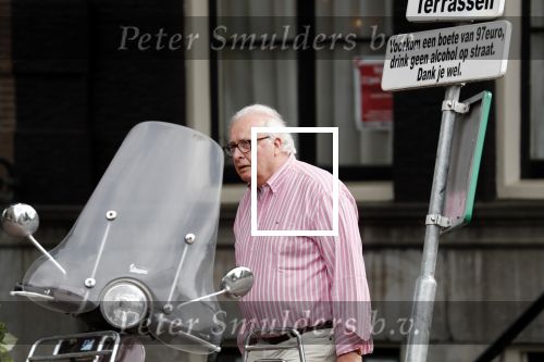 Amsterdam 19 juni 2018
Mart Smeets op straat in centrum Amsterdam.