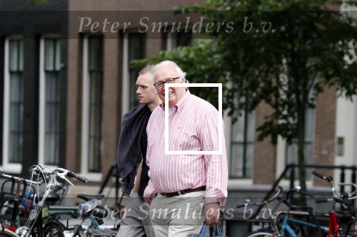 Amsterdam 19 juni 2018
Mart Smeets op straat in centrum Amsterdam.