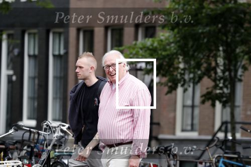 Amsterdam 19 juni 2018
Mart Smeets op straat in centrum Amsterdam.
