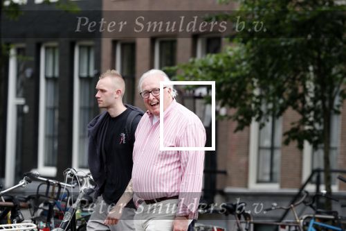 Amsterdam 19 juni 2018
Mart Smeets op straat in centrum Amsterdam.