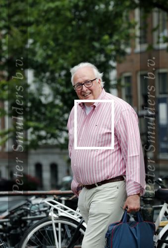 Amsterdam 19 juni 2018
Mart Smeets op straat in centrum Amsterdam.