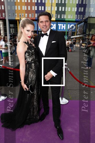 Amsterdam 16 juni 2018
Amsterdam diner in afas live (HMH). Nikkie Plessen met partner Ruben Bontekoe