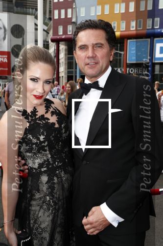 Amsterdam 16 juni 2018
Amsterdam diner in afas live (HMH). Nikkie Plessen met partner Ruben Bontekoe