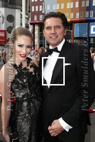 Amsterdam 16 juni 2018
Amsterdam diner in afas live (HMH). Nikkie Plessen met partner Ruben Bontekoe
