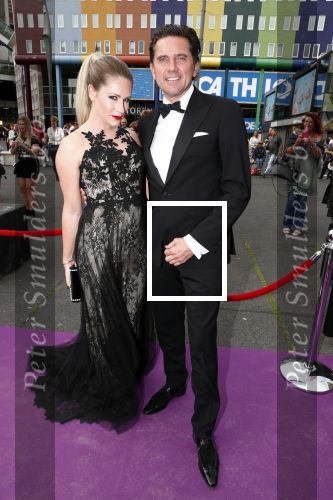 Amsterdam 16 juni 2018
Amsterdam diner in afas live (HMH). Nikkie Plessen met partner Ruben Bontekoe