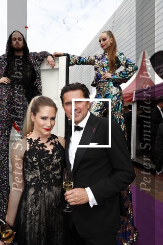 Amsterdam 16 juni 2018
Amsterdam diner in afas live (HMH). Nikkie Plessen met partner Ruben Bontekoe