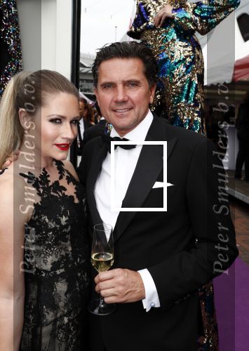 Amsterdam 16 juni 2018
Amsterdam diner in afas live (HMH). Nikkie Plessen met partner Ruben Bontekoe