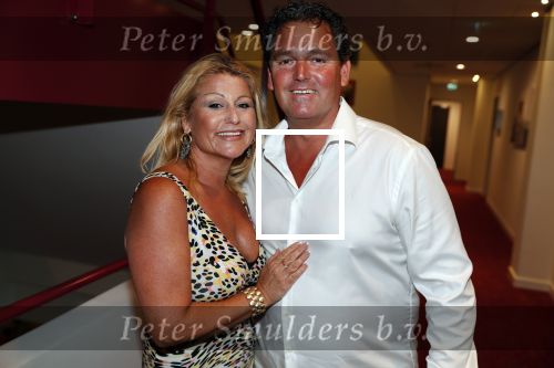 Rotterdam 18 juni 2018
Society lunch op vliegveld Rotterdam. Ramon Beense met vrouw