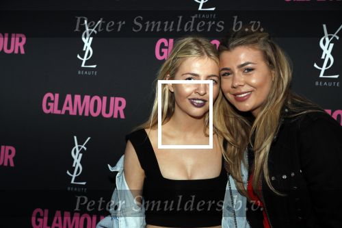 Amsterdam 11 juni 2018
Feestje van Glamour in Paradiso. Robin Singels met een vriendin