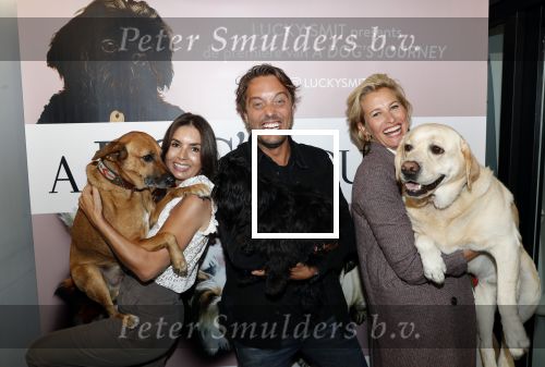 Amsterdam 12 juni 2019
Premiere a dogs Journey by Lucky Smit.
Bas Smit Anouk Smulders en Rosanna Kluivert zijn aanwezig met hun honden.