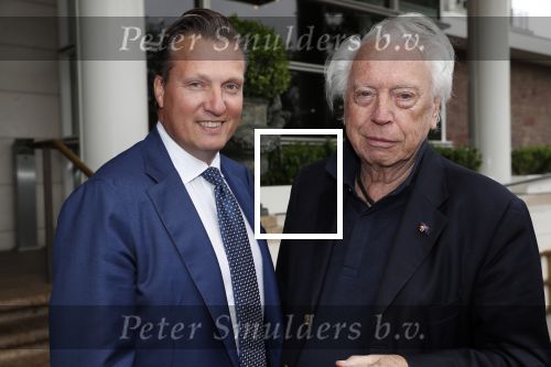 Amsterdam 12 juni 2019
Haringparty bij het Hilton hotel. David Bijlsma met Cees dam