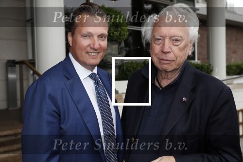 Amsterdam 12 juni 2019
Haringparty bij het Hilton hotel. David Bijlsma met Cees dam
