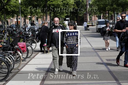Amsterdam 20 juni 2019
Uitreiking Nipkow schijf aan Jeroen Pauw. Dieuwertje Blok met partner Peter de Bie