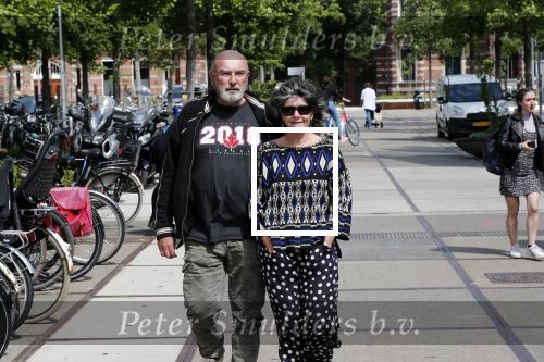 Amsterdam 20 juni 2019
Uitreiking Nipkow schijf aan Jeroen Pauw. Dieuwertje Blok met partner Peter de Bie