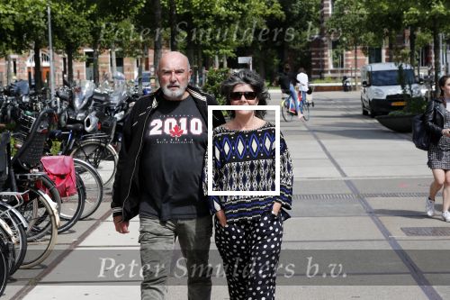 Amsterdam 20 juni 2019
Uitreiking Nipkow schijf aan Jeroen Pauw. Dieuwertje Blok met partner Peter de Bie